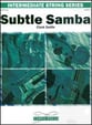 Subtle Samba Orchestra sheet music cover